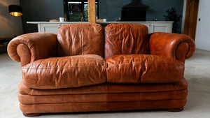 Before and after of conditioned sofa