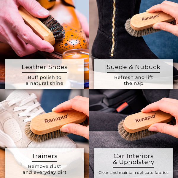 Renapur Suede, Leather & Fabric Polishing and Cleaning Brush