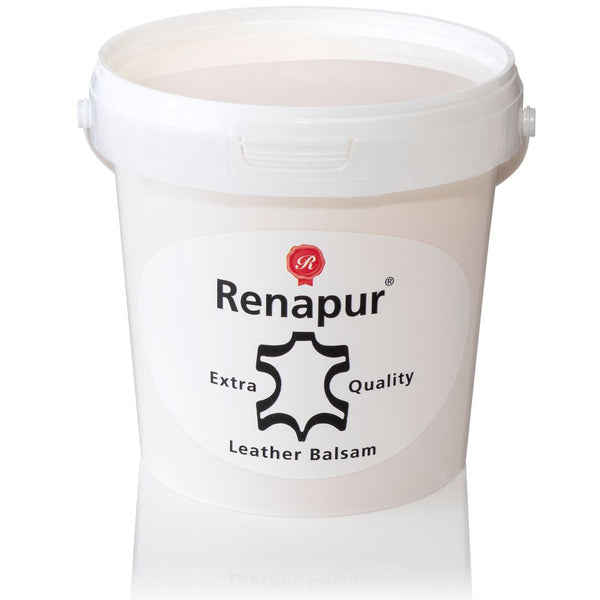 Renapur Leerbalsem – 220 Ml Met 2 Sponzen – Verzorgt, Beschermt En Herstelt Kleur – Voor Alle Soorten Leer